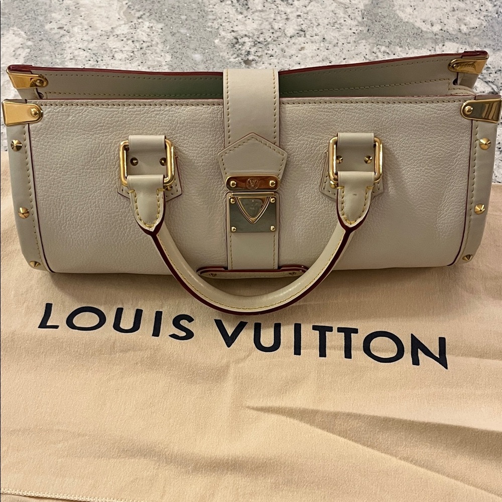 Louis Vuitton Suhali L Epanoui in Blanc White